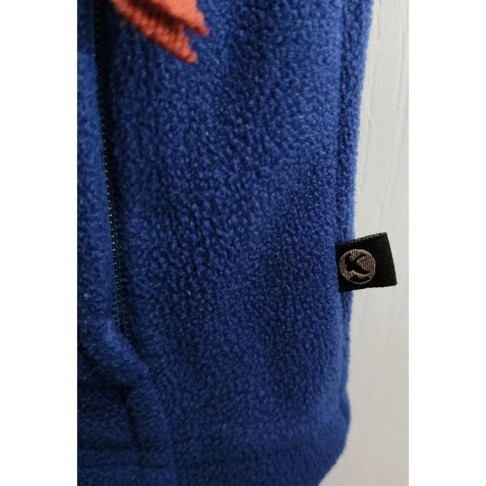 Gander Mountain Toddler Boys Zip‎ Up Sleeveless Zip Up Fleece Vest Blue Size 2T